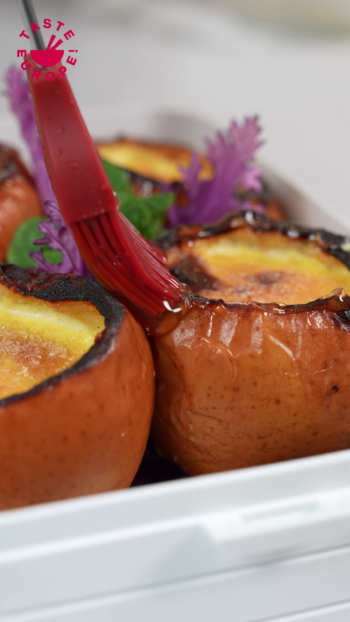 Crème Brûlée Táo Châu Âu